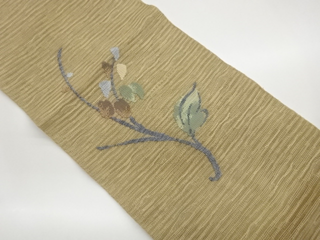JAPANESE KIMONO / KIMONO FOR SUMMER - NAGOYA OBI (WEAVING A FRUIT PATT